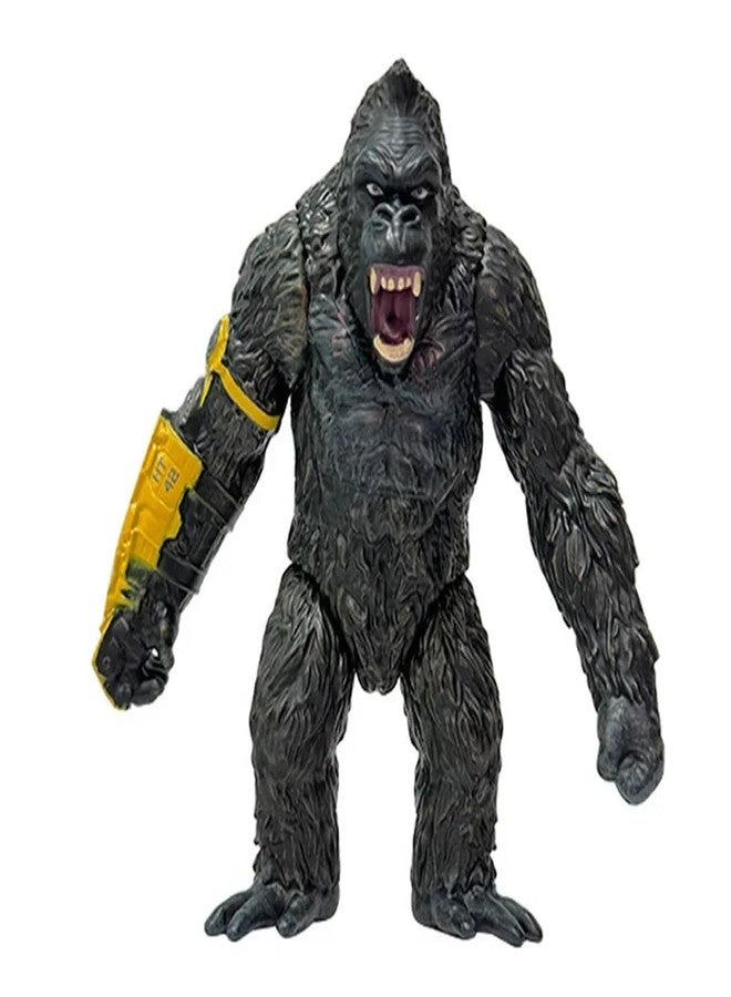 De-Lite G x K The New Empire King of Monsters Hollow Earth World Premium Action Figures Soft Touch Vinyl Plastic PVC Collectible Movie Model Toys (Big-Godzilla vs Kong, 2 Pcs Set, 15cm Size) - Image 3